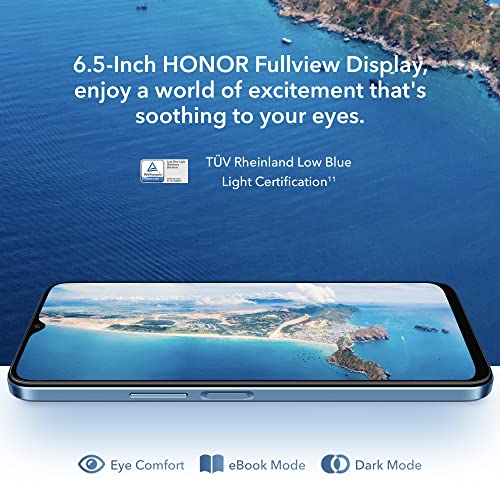 Honor X8 5G Dual-Sim 128GB ROM + 6GB RAM (GSM only | No CDMA) Factory Unlocked 5G Smartphone (Midnight Black) - International Version