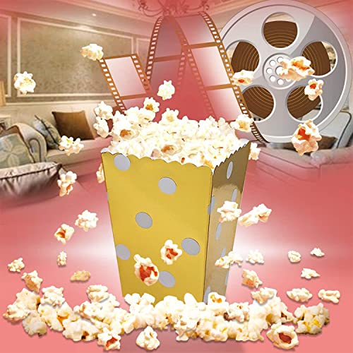 Popcorn Boxes 36 Pcs Cardboard Candy Containers for Small Movie Theater and Wedding Favors