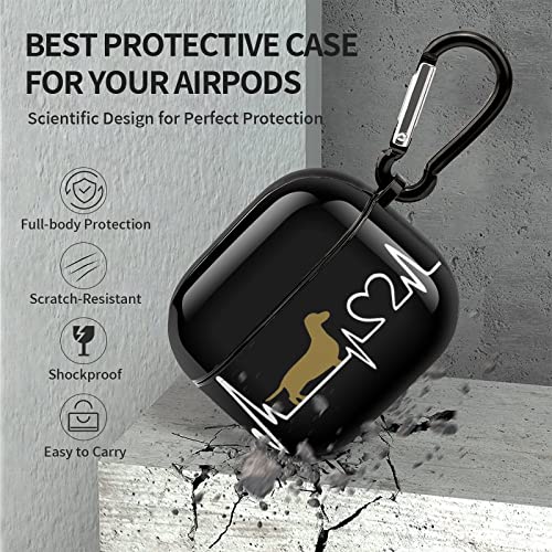 Dog Airpods 3rd Generation Case with Keychain Protective Airpods 3 Case Cover Airpods Gen 3 Case Cute Compatible with Apple Earpods,Gifts for Women Men Him Girls