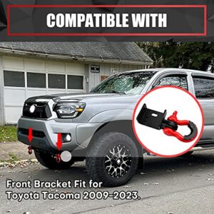 VIAGL Front Demon Tow Hook Bracket with 3/4" Shackle Fit for Toyota Tacoma 2009-2023