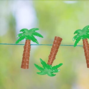 Zerodeko Pool Towel Clips Towel Clips Towel Beach Towel Clips Palm Tree Towel Holders Chair Holders Patio Holiday Pool Accessories 2pcs Large Clothespin Towel Beach Clip