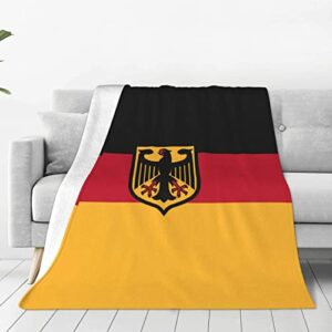 cute german flag blanket soft flannel throw blanket lightweight cozy warm germany blanket for couch bed living room sofa 50"x40"