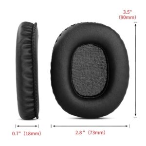 Monitor Ear Pads, 1Pair Replacement Earpads Ear Pads Muffs Repair Parts for Marshall Monitor I 1 1st Gen Wireless Bluetooth Wired Over-Ear On-Ear Headphones Headsets（Not Fit Monitor II）