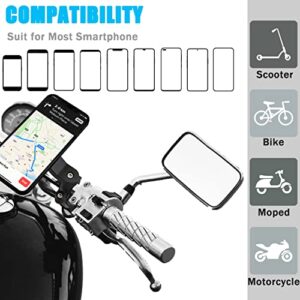 GUWINA Quick Attach & Detach Bike Motorcycle Phone Mount,Universal Handlebar Stem Magnetic Bicycle Call Phone Holder for Mountain,Road,Sport,Electric and Dirt Bikes,for iPhone Android All Smartphones