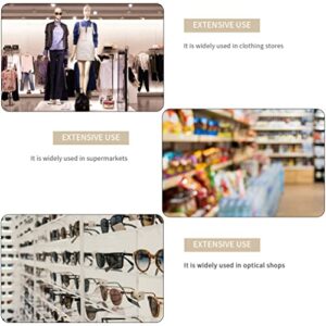 ULTECHNOVO 10pcs Plastic Shelf Divider Transparent Shelf Dividers L-Shaped for Commodity Purse Cups Organization Baffles Closet