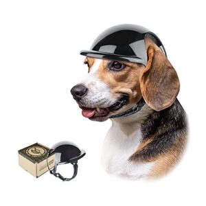 Enjoying Dog Helmet Motorcycle Hats with Ear Holes Pet Helmet Dog Hard Hat Safety Riding for Small-Large Dogs, Medium