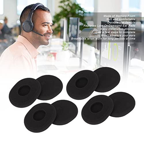 H800 Replacement Ear Pads, For Logitech, For H800, Soft Comfortable Headset Ear Cushions, Easy To Install, Lightweight Replacement Headphone Pads