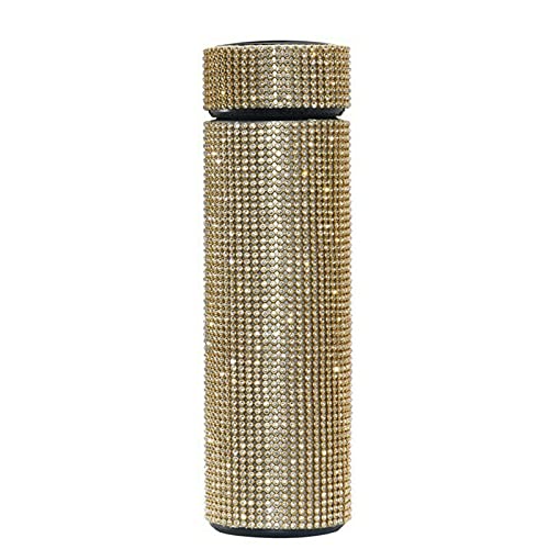 Wolf Cups Plastic Diamond Stainless Bottle Smart 500ml Steel Water Creative Thermo display Bottle Glass&Bottle