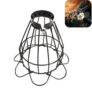 EYHLKM Heating Lampshade for Pet Incubator Reptile Heater Guard Lamp Shade Bulb Cage Protector (Color : As Shown, Size : 10 * 14cm)