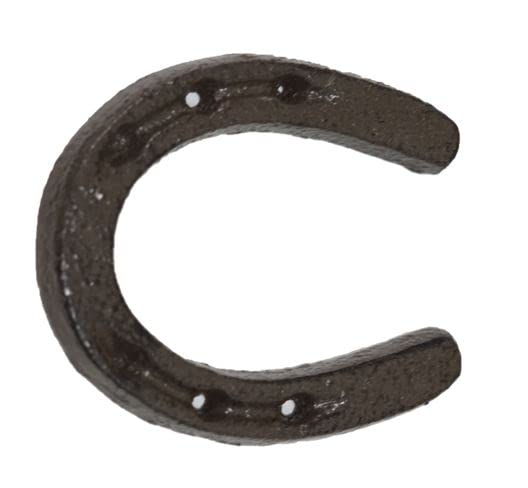 Midwest Craft House Small CAST Iron Horseshoes • Crafts Home DÉCOR, Horseshoe/Horse Shoe, Small Tiny NIKNAK - Pack of 10, 3 1/4" X 3" Rustic Color