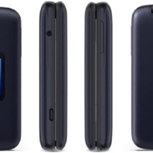 Alcatel Go Flip 4 4056W 4GB (T-Mobile only) Flip Phone - for Senior Easy Use Blue