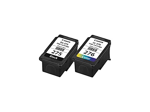 Canon PG-275/CL-276 Multi Pack, Compatible to PIXMA TS3520, TS3522 and TR4720 Printers & CL-276 Color Ink Cartridge, Compatible to PIXMA TS3520, TS3522 and TR4720 Printers