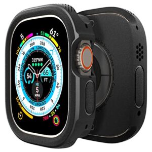 caseology vault designed for apple watch ultra case 49mm (2022) - matte black