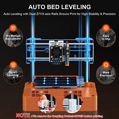 WEEFUN Newest TINA2 S 3D Printer, Ultra Silent Mainboard Mini 3D Printer with Heatable PEI Platform, WiFi Fast Print, Auto Bed Leveling DIY 3D Printers with Resume Printing, Fully Open Source