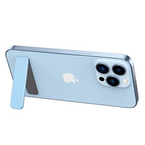 momosi ultra-thin phone kickstand attachment multi-angle aluminum kickstand (adjustable angle) compatible with iphone 14/14 plus/14 pro/14 pro max iphone 13/12 samsung galaxy s22/s21 ipad blue