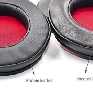 Voarmaks Sheepskin Ear Pads Foam Cushion Compatible with Sennheiser HD630VB HD630 VB Headphone (Synthetic Leather)