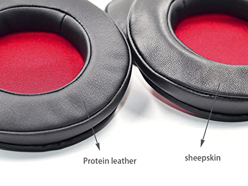 Voarmaks Sheepskin Ear Pads Foam Cushion Compatible with Sennheiser HD630VB HD630 VB Headphone (Synthetic Leather)