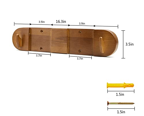 Jeereal Ski Wall Display Rack,Wall Ski Rack Ski Rack for Garage Wall , Timber Wall Mounted Ski Rack Skis Storage