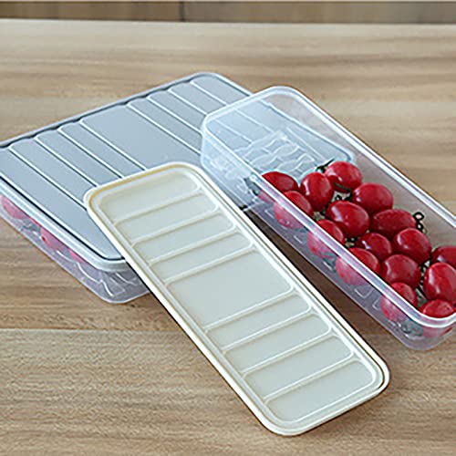 Food Storage Containers Household Dumpling Storage Box Multi Layer Food Grade Quick Freezing Box Disposable Meal Prep Containers with Lids (A, One Size)