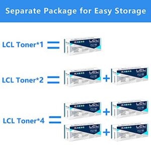 LCL Compatible Toner Cartridge Replacement for Ricoh IM C300 C400 842378 IMC300F IMC400F IMC400SF (1-Pack Black)