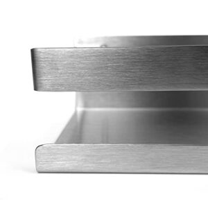 GLYNAE Stainless Steel Shelf Wall Mounted Kitchen Shelves for Wall 40CM