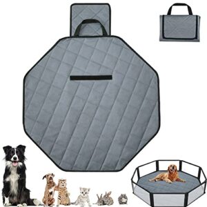 octagon washable liner for small animal playpen，guinea pig bedding cage liners washable pee pads for dogs pets (40.6 inch)