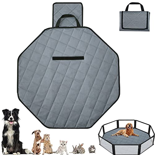 Octagon Washable Liner for Small Animal Playpen，Guinea Pig Bedding Cage Liners Washable Pee Pads for Dogs Pets (40.6 inch)