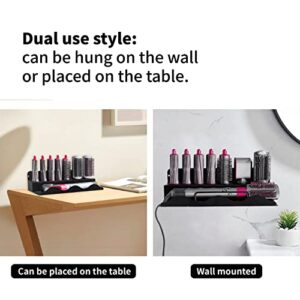 DALUOBO Wall Mounted Hair Curler Storage Rack For Dyson Airwrap Bathroom Shelf Hair Care Tool Stand