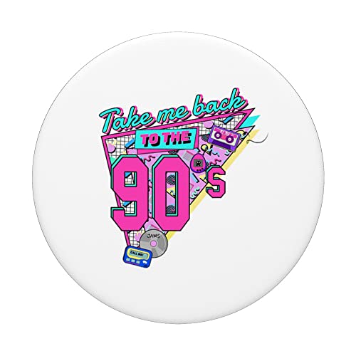 Retro 90s Take Me Back To The 1990s Cassette Made In The 90s PopSockets Swappable PopGrip