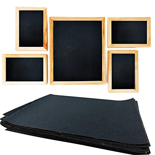 13PCS Black Self Adhesive Felt Fabric Sheets,Soft Velvet Fabric Stickers for Jewelry Box and Drawer Liner,DIY Art and Craft Projects Making(A4 Size,8.3" x 11.8")