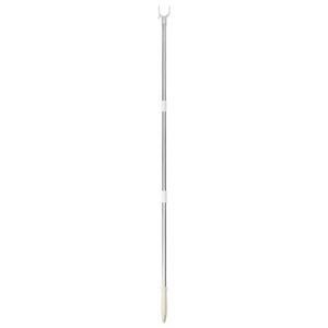 doitool long reach closet pole with hook for reaching, telescoping closet pole extending closet hook pole, adjustable long reach stick for closet, ceiling, shelf ( 37.73 inch )