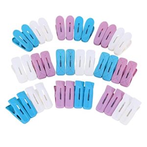 chip clips, clips, bag clips, clothespins, chip clip, clip, plastic clothes pin, clips for food packages, 36pcs