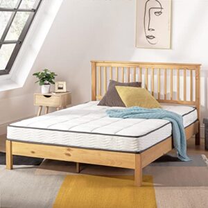 mellow 6 inch classic bonnell spring mattress, comfort foam top with innerspring base, certipur-us certified foam, twin