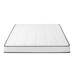 Mellow 6 Inch Classic Bonnell Spring Mattress, Comfort Foam Top with Innerspring Base, CertiPUR-US Certified Foam, Twin