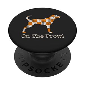 tennessee hound on the prowl vol dog knoxville fan game gift popsockets swappable popgrip