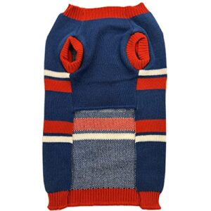 Pets First NFL Buffalo Bills Dog Sweater, Size Extra Small. Warm and Cozy Knit Pet Sweater with NFL Team Logo, Best Puppy Sweater for Large and Small Dogs, Team Color (BUF-4179-XS)