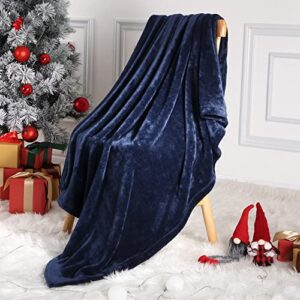 Throw Blanket Flannel Fleece Soft Luxury Warm Bed Blanket Reversible Sherpa Blanket Fuzzy Plush Luxury Snuggle Blanket, Machine Washable Blankets Fall Winter Blanket for Couch Bed Sofa Chair