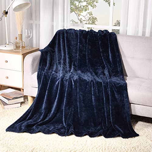 Throw Blanket Flannel Fleece Soft Luxury Warm Bed Blanket Reversible Sherpa Blanket Fuzzy Plush Luxury Snuggle Blanket, Machine Washable Blankets Fall Winter Blanket for Couch Bed Sofa Chair