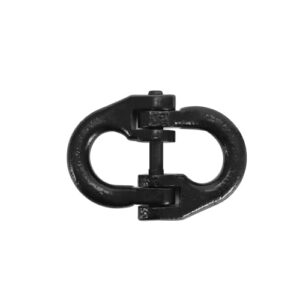 Smileracing for Truck 2PCS 1/2" Coupling Link G80 Tow Hitch Hammer Lock Safety Chain Hammerlock Black