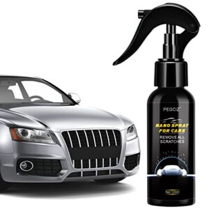 Car Scratch Remover, Nano Spray for Cars Car Scratch Repair Nano Spray Ceramic Coating Fortify Quick Coat Car Wax Polish Remove Any Scratch & Mark, Detail Protection for All Car Body (120ml) (2PC)