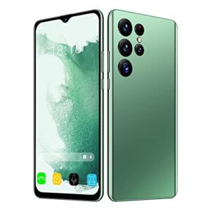 pusokei 5g 4g unlocked smartphones, unlocked cell phones 6.6 inch hd screen, 16gb 1t mobile phones with hd camera, dual card dual standby, for android 12 phone(green)