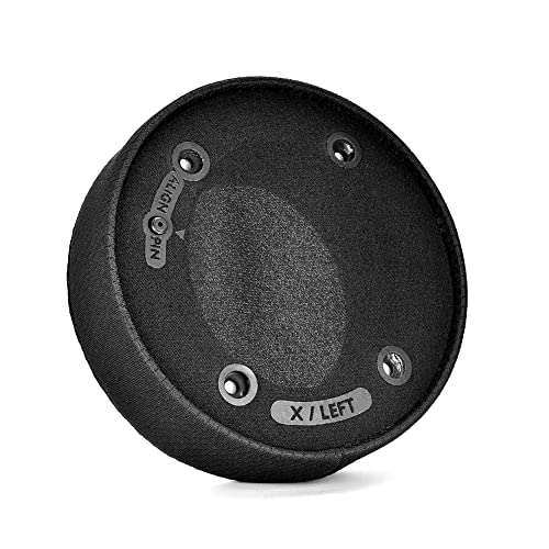 X2HR X1 Earpads,Rummyluck Ear Cushions Earpads for Philips Audio Fidelio X2HR X1 Headphones,Black Fabric & Memory Foam Replacement Ear Pads Cups Spare Ear Muffs Covers