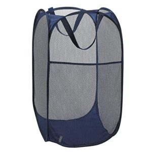 laundry pop-up hamper dirty clothes basket with carry handles durable fabric collapsible design for clothes