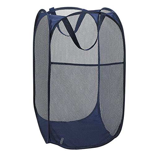 Laundry Pop-up Hamper Dirty Clothes Basket With Carry Handles Durable Fabric Collapsible Design for Clothes