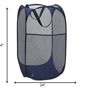 Laundry Pop-up Hamper Dirty Clothes Basket With Carry Handles Durable Fabric Collapsible Design for Clothes