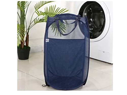 Laundry Pop-up Hamper Dirty Clothes Basket With Carry Handles Durable Fabric Collapsible Design for Clothes