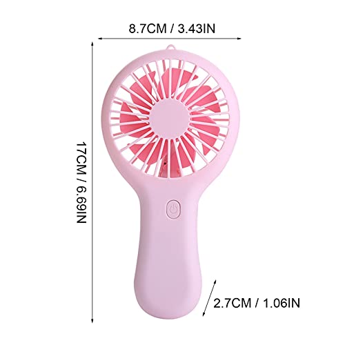 Aozhen Handheld Fan Battery Operated Portable Fan Small Fan with Adjustable 3 Speeds Rechargeable Battery Powered Fan Desk USB Mini Personal Fan for Traveling Outdoor Room