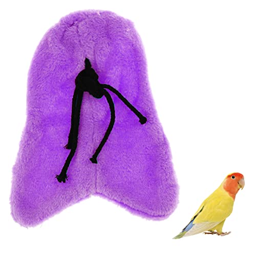 Toysructin Corner Fleece Bird Blanket, Cozy Bird Blanket for Cage, Small Animals Shelter Covers for Birds, Plush Parrot Cage Snuggle Hut Warm Bird for Parrots, Small Conures, Lovebirds and Cockatiels