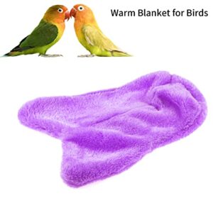 Toysructin Corner Fleece Bird Blanket, Cozy Bird Blanket for Cage, Small Animals Shelter Covers for Birds, Plush Parrot Cage Snuggle Hut Warm Bird for Parrots, Small Conures, Lovebirds and Cockatiels