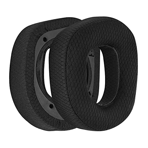 Geekria Comfort Mesh Fabric Replacement Ear Pads for Turtle Beach Stealth 700 Gen 2 Headphones Ear Cushions, Headset Earpads, Ear Cups Cover Repair Parts (Black)